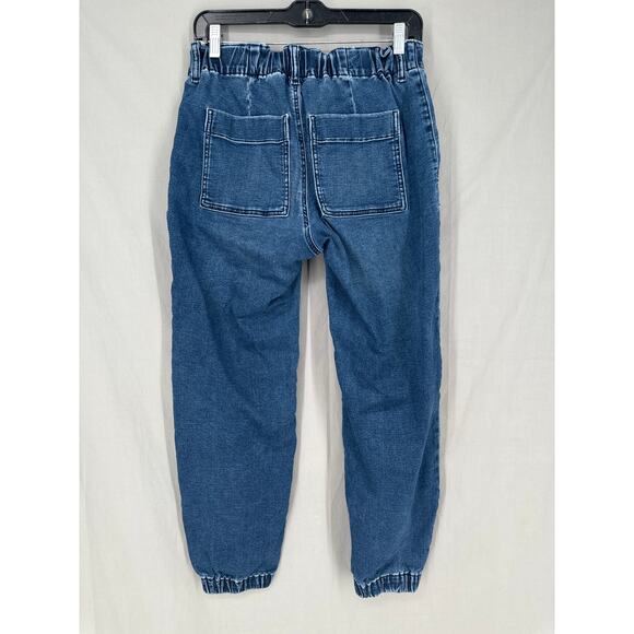 J Crew Jeans Womens 26 Blue Denim Utility Jogger Pants Stretch Comfy Casual - Picture 3 of 9